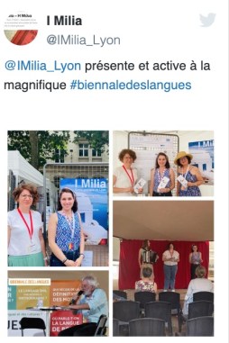 biennale de langues I Milia mai 2022